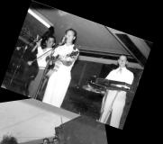 with Tony Coffman (bass)& Dwight Harris (steel) at Roxy Bar Detroit on Ricky's Bday 8-22-1954