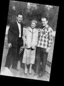 Ricky with Red Foley and Mrs Foley Feb 9, 1954 Nashville TN